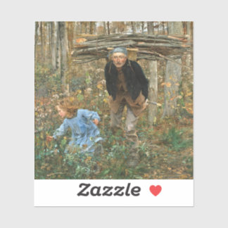 Sticker The Wood Gatherer - Jules Bastien-Lepage, 1881