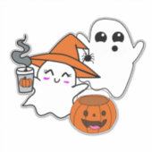 Sticker Théème d'Halloween (Devant)