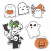 Sticker Théème d'Halloween (Devant)
