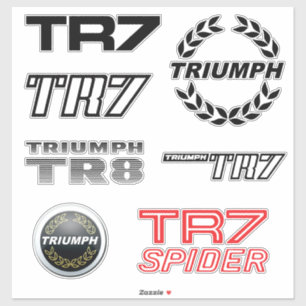 Sticker Thème de badge Triumph TR7