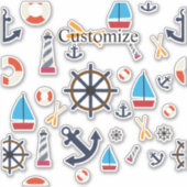 Sticker Thème nautique Thunder_Cove (Devant)