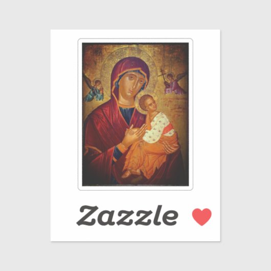 Sticker Theotokos Amolyntos (Feuille)
