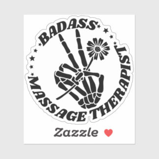 Sticker Thérapeute de massage de Badass