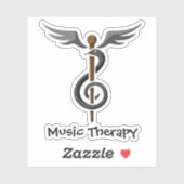 Sticker Thérapie musicale (Feuille)