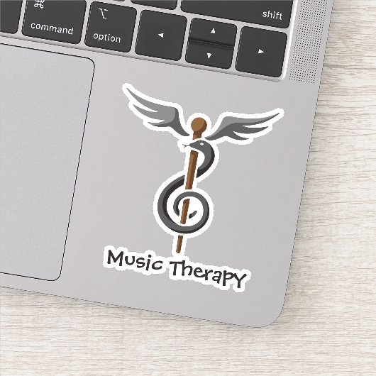 Sticker Thérapie musicale (Détail)