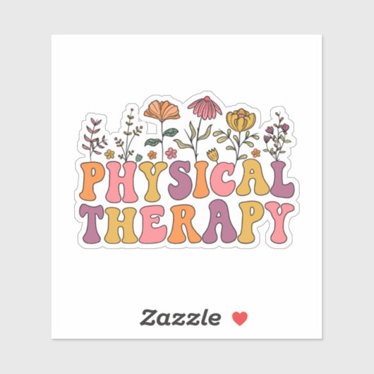 Sticker Thérapie physique (Feuille)