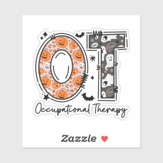 Sticker Thérapie professionnelle (Feuille)