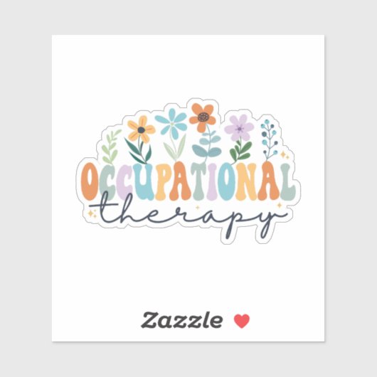 Sticker Thérapie professionnelle (Feuille)