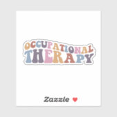 Sticker Thérapie professionnelle Texte Super (Feuille)