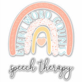 Sticker Thérapie vocale II - Chaque mot compte (Devant)