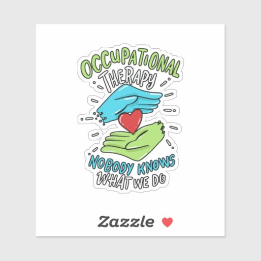 Sticker Thérapies Occupational (Feuille)