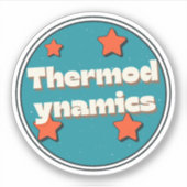 Sticker Thermodynamique (Devant)