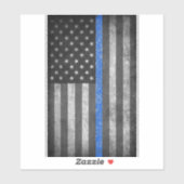 Sticker Thin Blue Line  (Feuille)