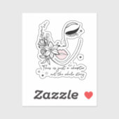 Sticker This is Just a Chapter Positive Quote (Feuille)