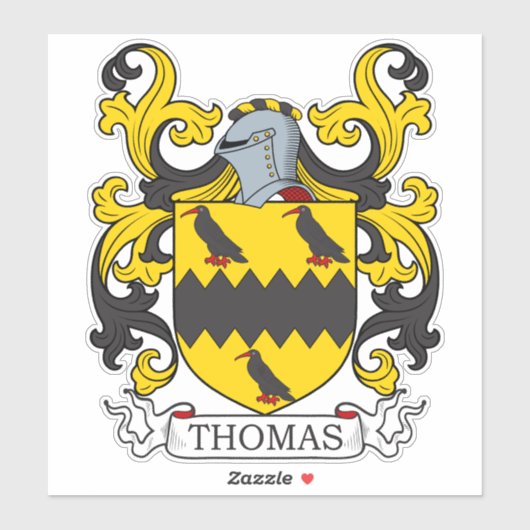 Sticker Thomas Family Crest (Feuille)