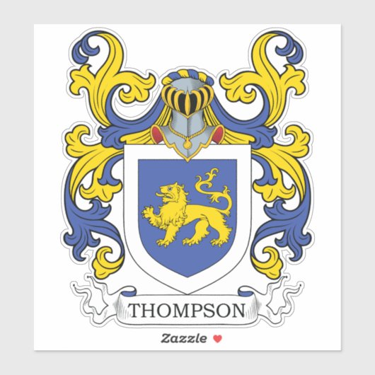 Sticker Thomas Family Crest (Feuille)