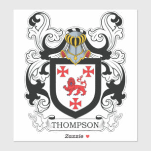 Sticker Thompson Family Crest