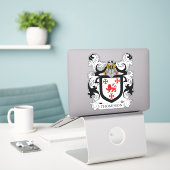 Sticker Thompson Family Crest (Ordinateur portable sur le bureau)