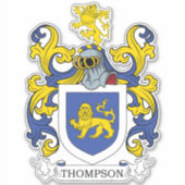 Sticker Thompson Family Crest (Devant)