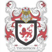 Sticker Thompson Family Crest (Devant)