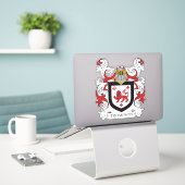 Sticker Thompson Family Crest (Ordinateur portable sur le bureau)