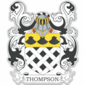 Sticker Thompson Family Crest (Devant)