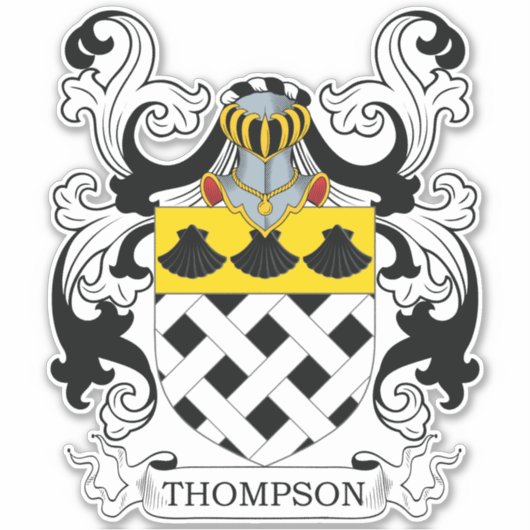 Sticker Thompson Family Crest (Devant)