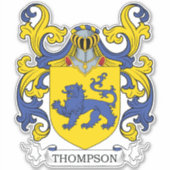 Sticker Thompson Family Crest (Devant)