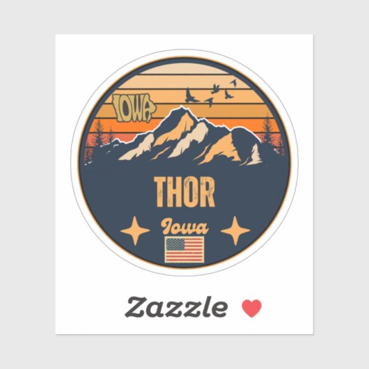 Sticker Thor, Iowa (Feuille)