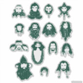 Sticker THORIN OAKENSHIELD™ et Cheveux d'entreprise (Devant)