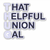 Sticker THUG - Ce Gal De L'Union Utile (Devant)