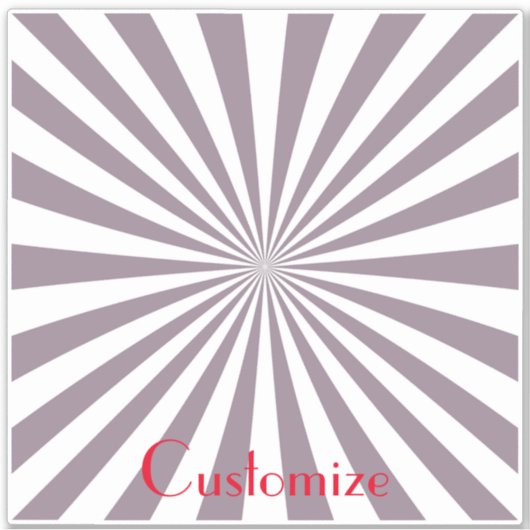 Sticker Thunder_Cove de Starburst Abstrait (Devant)