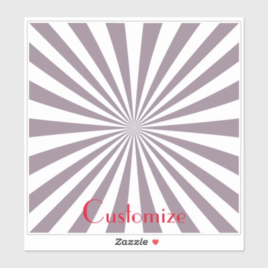 Sticker Thunder_Cove de Starburst Abstrait (Feuille)