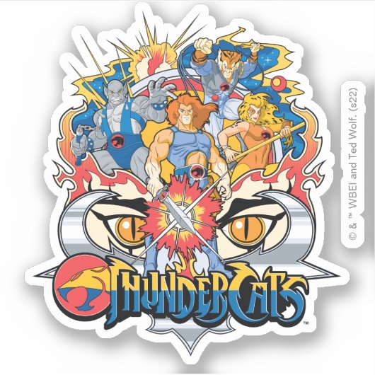 Sticker ThunderCats | Graphique du groupe Firey (Devant)