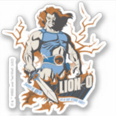 Sticker ThunderCats | Lion-O Graphique électrique (Devant)