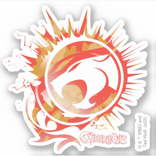 Sticker ThunderCats | Logo explosif (Devant)