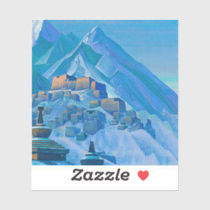 Sticker Tibet, Himalaya, 1933 par Nicholas Roerich