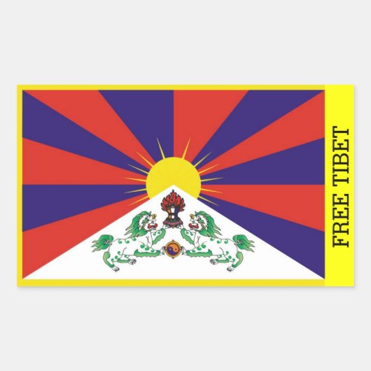 Sticker Tibet libre (Devant)
