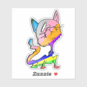 STICKER TICKLE ME SILLY CAT3 (Feuille)