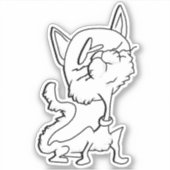 STICKER TICKME ME SILLY CAT2 (Devant)