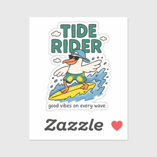 Sticker Tide Rider (Feuille)