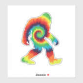 Sticker Tie Dye Bigfoot (Feuille)