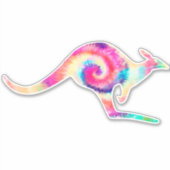 Sticker Tie Dye Kangaroo (Devant)
