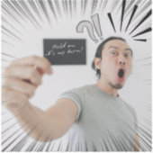 Sticker Tiens, c'est mon tour ! – Conception d'expression (Recto)
