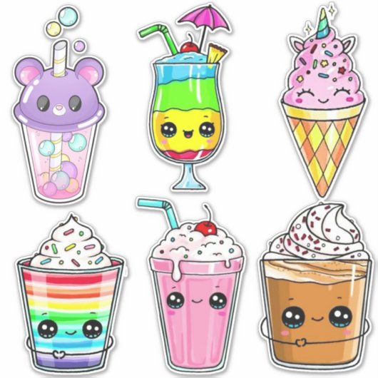 STICKER TIERN DRINKS- SWEET DESIGNS (Devant)