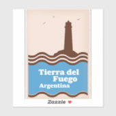 Sticker Tierra del Fuego Argentina, Les Eclaireurs (Feuille)