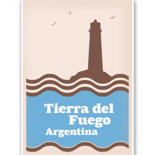 Sticker Tierra del Fuego Argentina, Les Eclaireurs (Devant)
