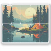 Sticker Tige tactile rétro personnalisable Typographie ext (Devant)