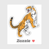 Sticker Tiger (Feuille)