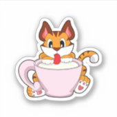Sticker Tiger chat avec la coupe de lait.PNG (Devant)